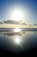 Sun Reflect at Low Tide